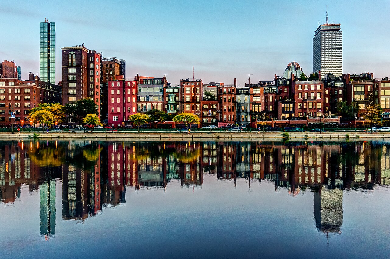Foto fra Boston, USA – Boston Back Bay reflection
