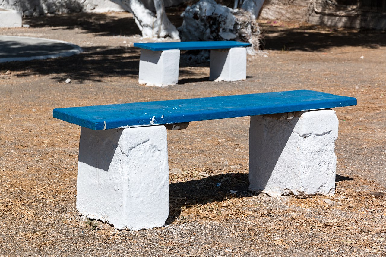 Foto fra Perissa, Hellas – Santorin (GR), Perissa, Bänke -- -- 2520