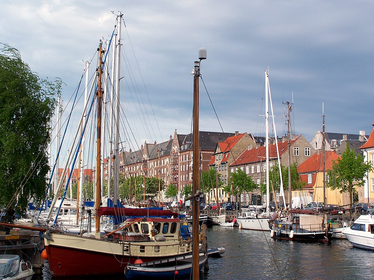 Foto fra København, Danmark – Christianshavns Kanal boats