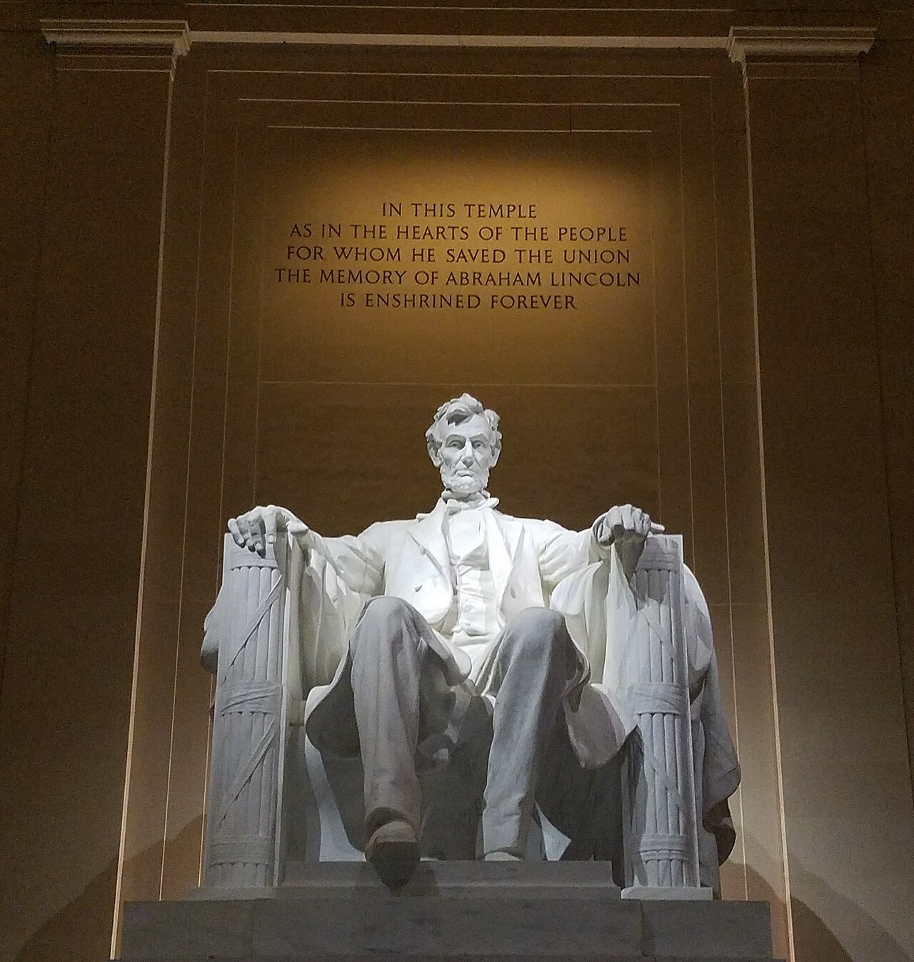 Foto fra Washington DC, USA – Abraham Lincoln v2