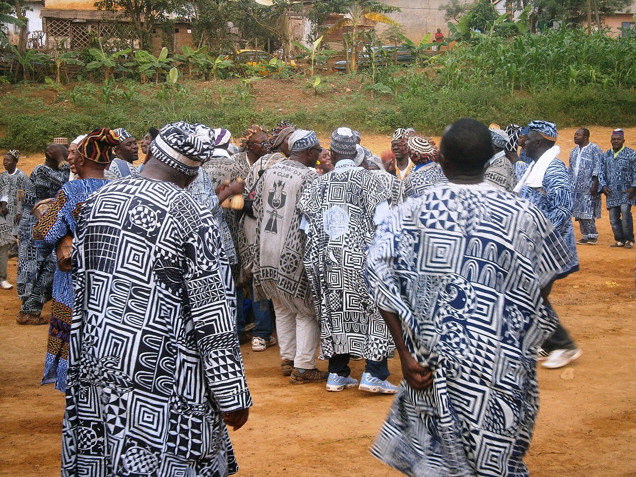 Foto fra Foumban, Kamerun – CEREMONIE DE FUNERAILLE EN PAYS BAMOUN 01