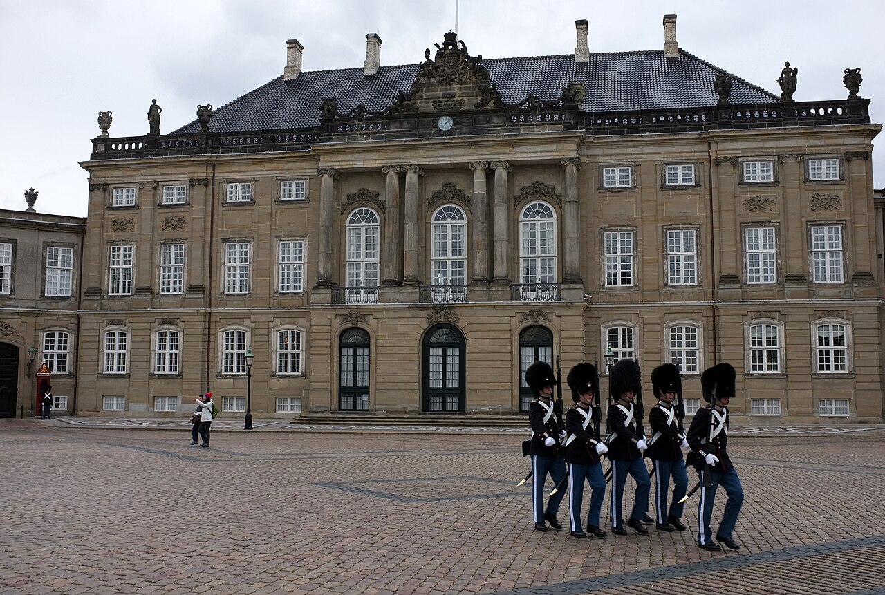 Foto fra København, Danmark – Amalienborg Palace