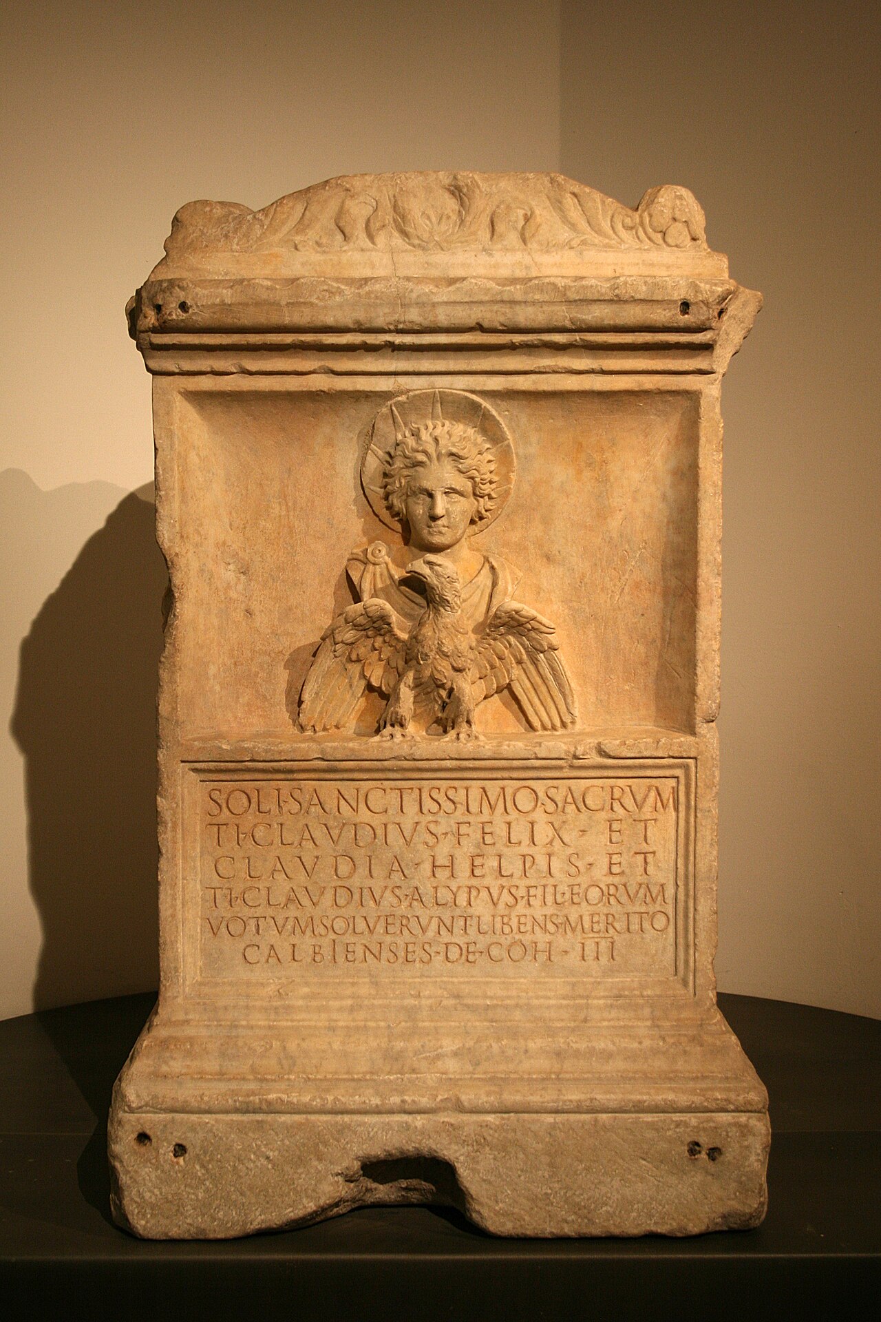 Foto fra Palmyra, Syria: 0 Autel dédié au dieu Malakbêl et aux dieux de Palmyra - Musei Capitolini