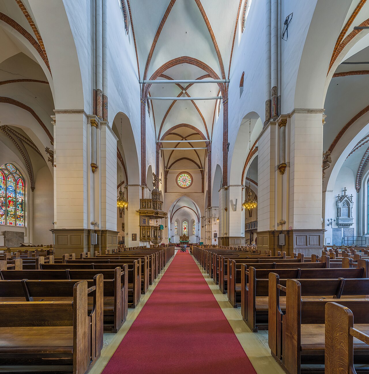 Foto fra Riga, Latvia – Riga Cathedral Nave, Riga, Latvia - Diliff