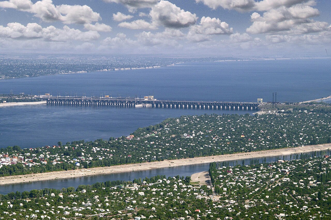Foto fra Volga, Russland – Volga Hydroelectric Station 002 ()