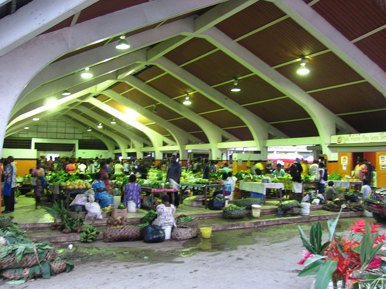 Foto fra Vanuatu – PortVilaMarketHall