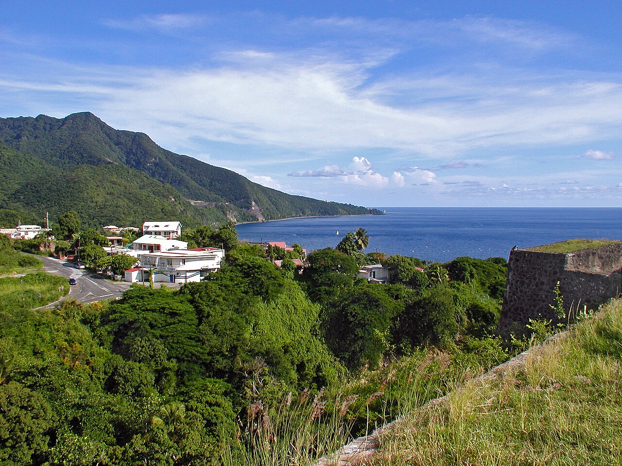 Foto fra Basse-Terre, Guadeloupe – Monts Caraïbes depuis le Fort Louis Delgrès à Basse-Terre