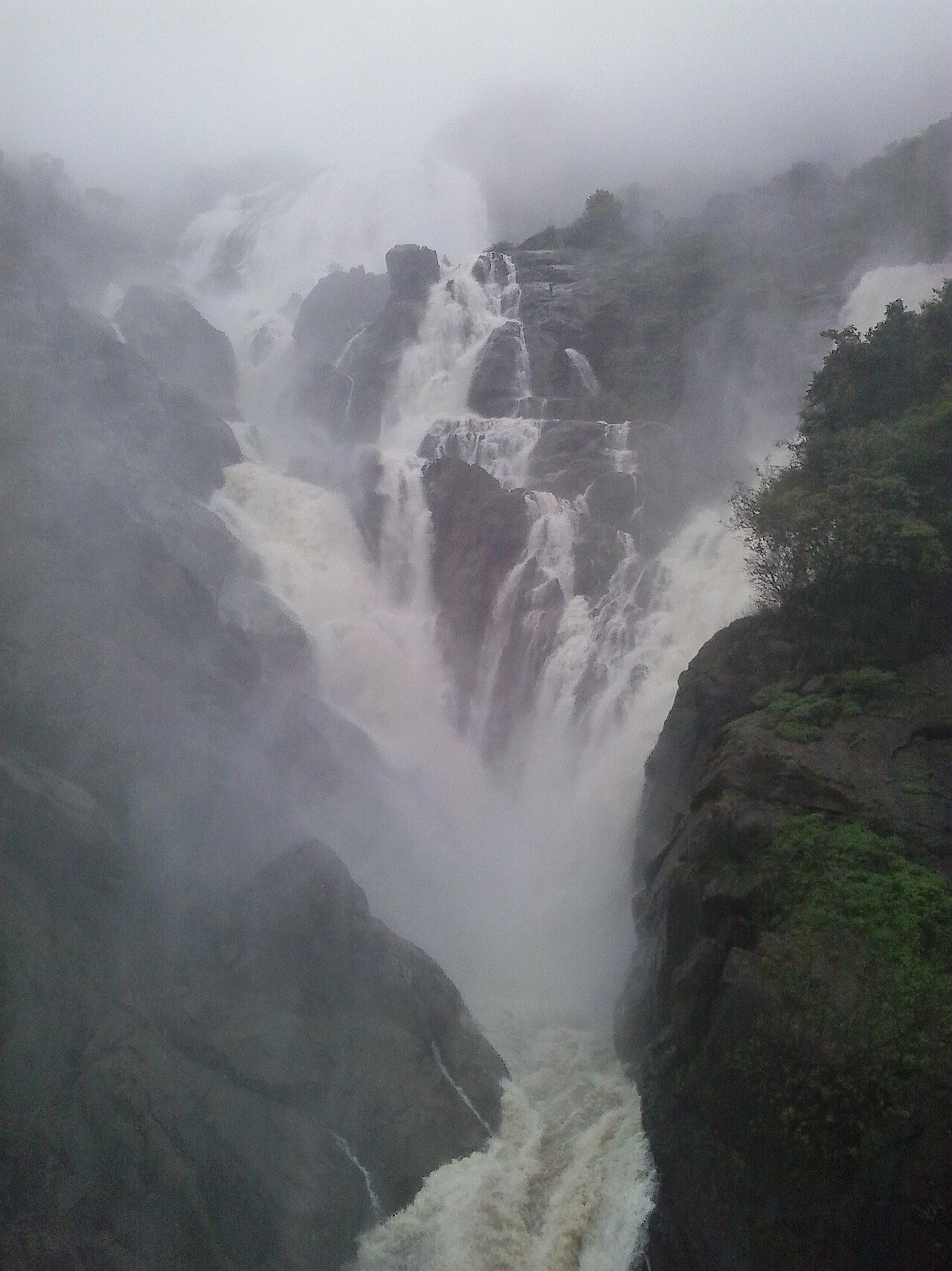 Foto fra Goa, India – Doodhsagar Waterfalls