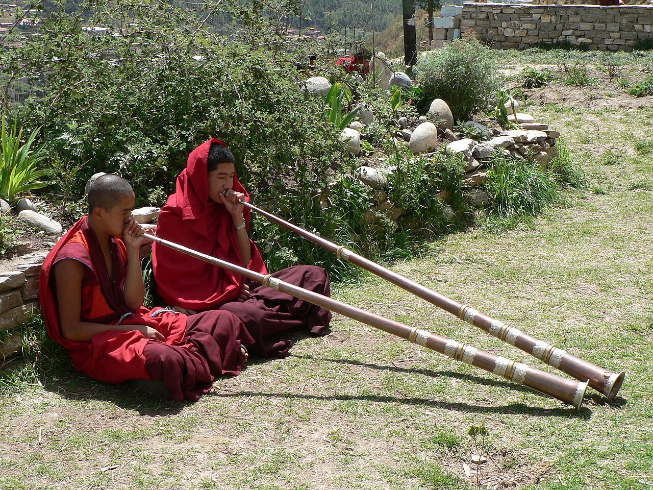 Foto fra Thimphu, Bhutan – Dechen Phodrang monastic school, Thimphu 2